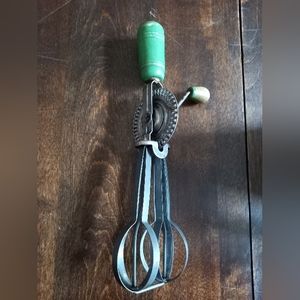 Chippy green paint egg beater